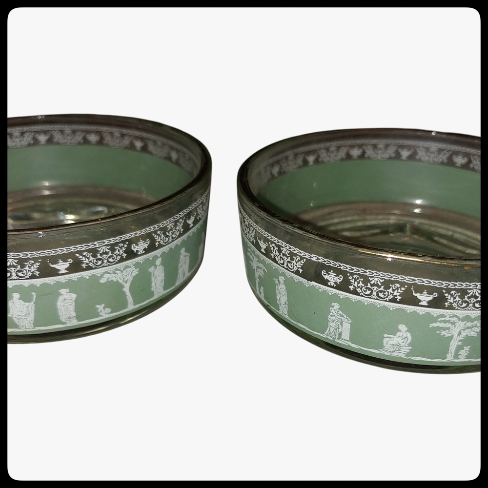 Two Vintage Jeannette Glass Hellenic Salad/Dessert Bowls - Picture 6 of 6